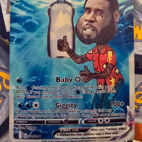 P Giggity Pokemon Card - Puff Daddy - quagmire/p ditty - Picture 5 of 10